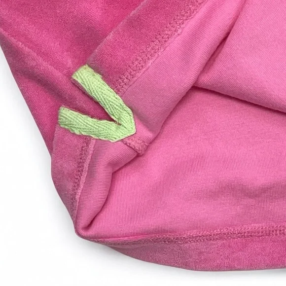 Lilly Pulitzer Vintage White Label Terrycloth Mini Skirt Size Lg Pink - Picture 4 of 7